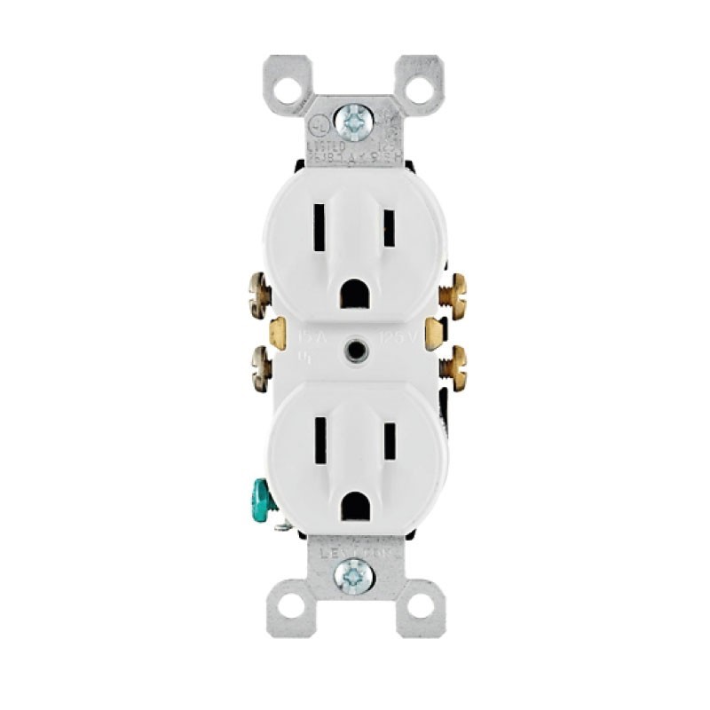 Toma blanco 5320-WCP