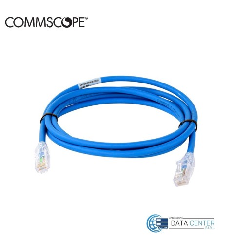 Patch cord de red UTP RJ45 CM cat 6 de 3m Color Azul NPC06UVDB-BL007F Commscope