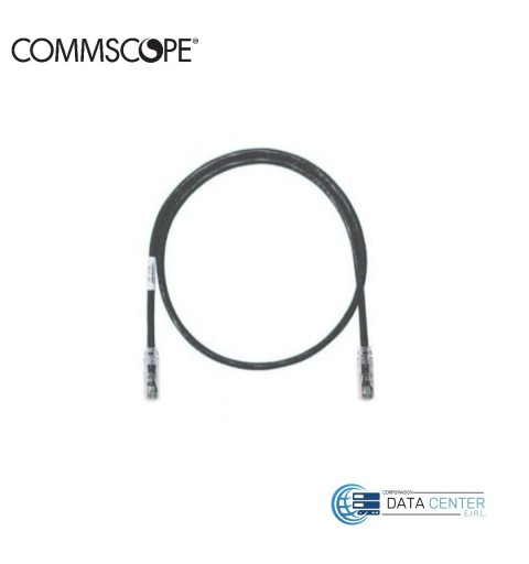 Patch cord de red UTP RJ45 CM cat 6 de 1m Color Negro NPC06UVDB-BK003F Commscope