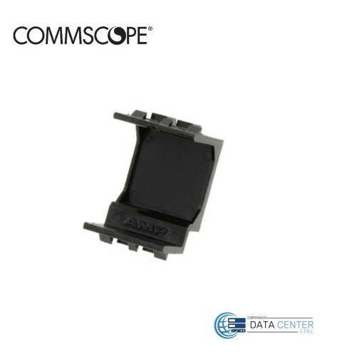 Dado ciego para face plate color Negro 1116412-2 commscope