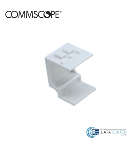 Dado ciego para face plate color Blanco 1116412-3 commscope