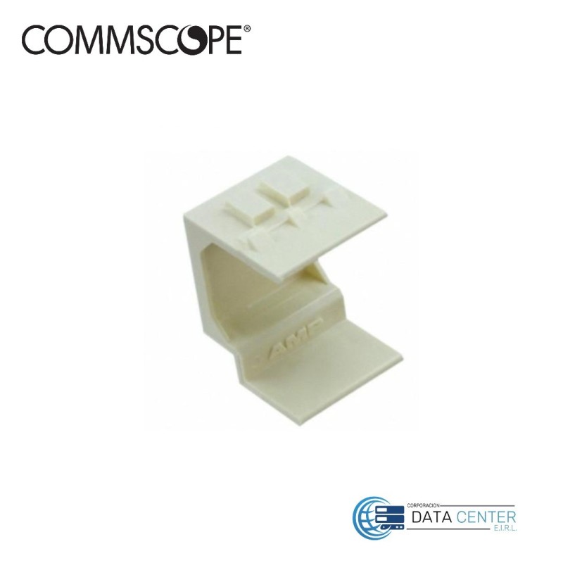 Dado ciego para face plate color Marfil 1116412-3 commscope
