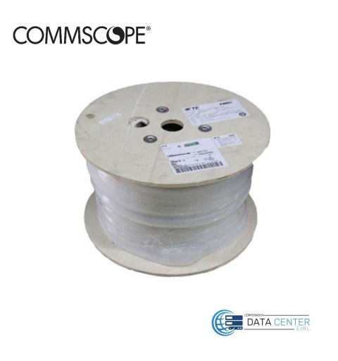 Cable de red F/UTP categoría 6A LSZH-1 23awg blanco rollo de 305m 884019708/10 COMMSCOPE