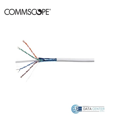 Cable de red F/UTP categoría 6A LSZH-1 23awg blanco rollo de 305m 884019708/10 COMMSCOPE