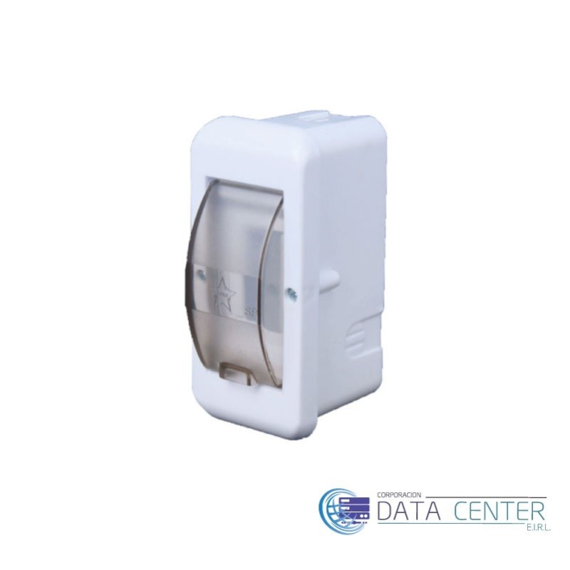 Tablero empotrable 2 polos con tapa a-072