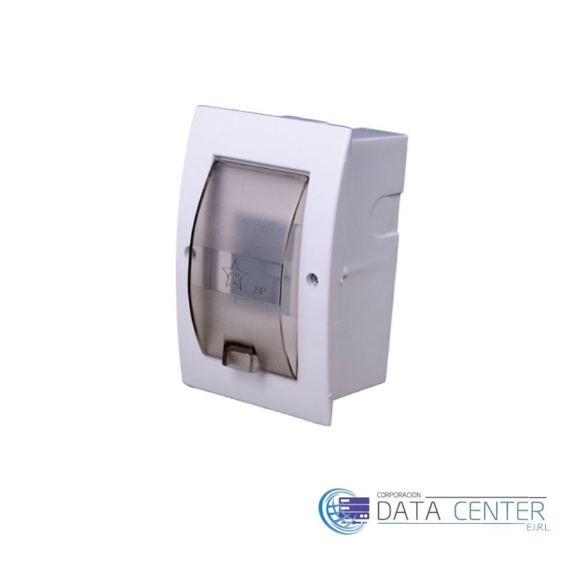 Tablero empotrable 3 polos con tapa a-067