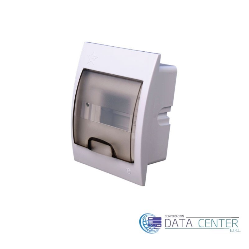 Tablero empotrable 5 polos con tapa a-050