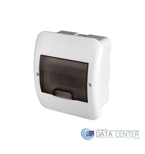 Tablero empotrable 6 polos con tapa a-129