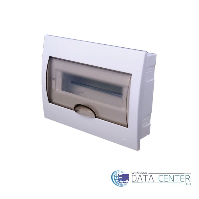 Tablero empotrable 12 polos con tapa a-071