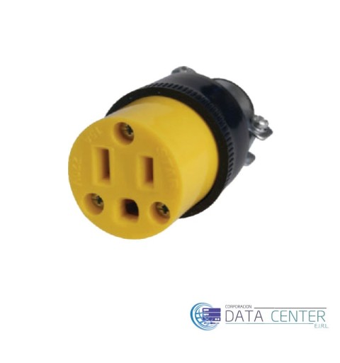 Conector 15A L/T abraz-metal A-022