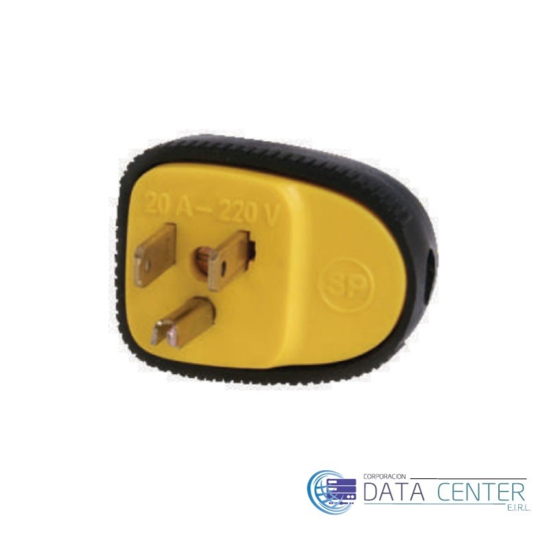 Enchufe 20A L/T salida horizontal A-083