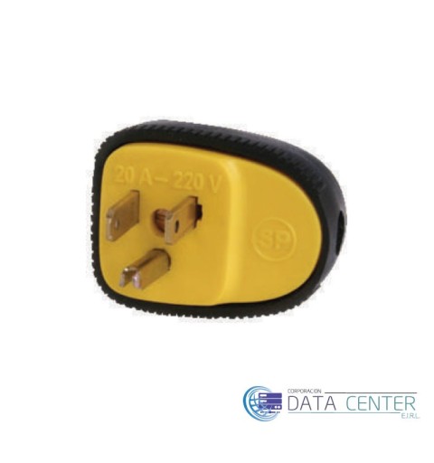 Enchufe 20A L/T salida horizontal A-083