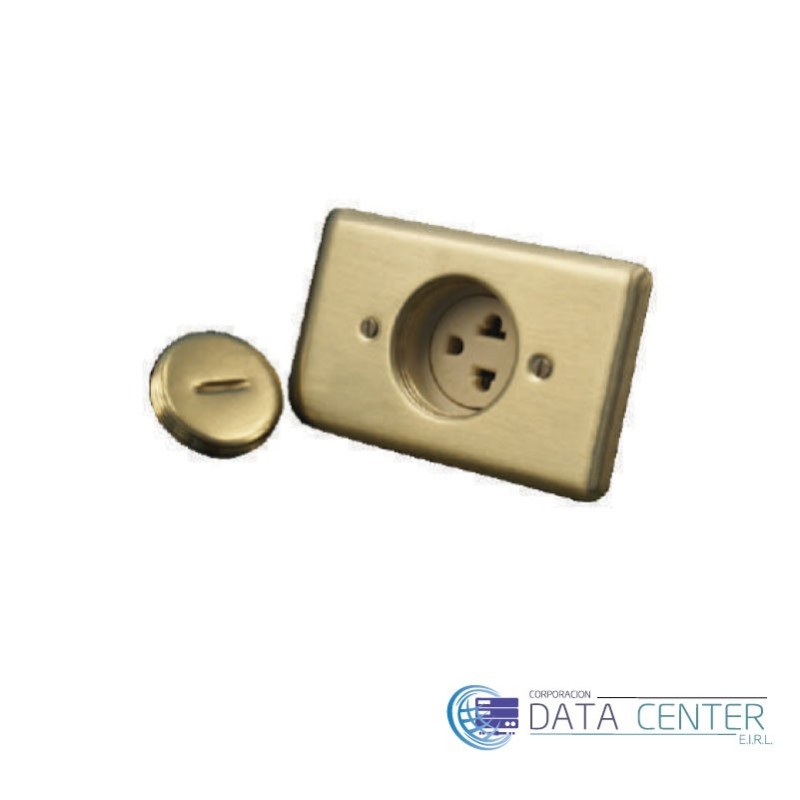 Tomacorriente para piso 1 serv 20A L/T A-054