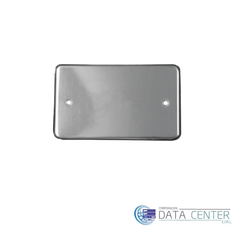 Placa ciega acero inox. A-041
