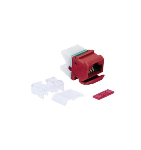 MX6-03B | Jack Cat6 Angular Rojo-Siemon