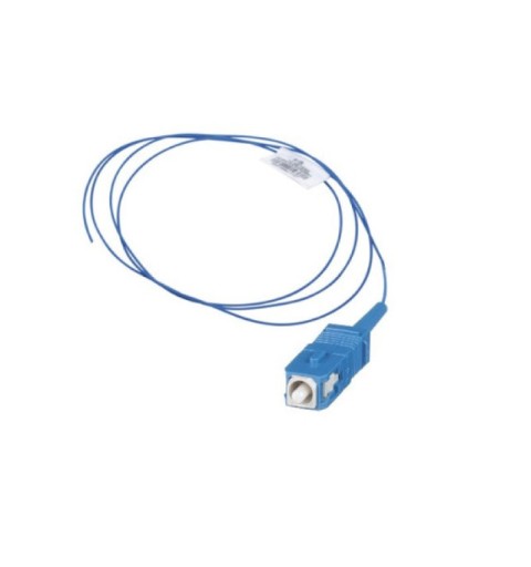 Pigtail de Fibra Optica SC simplex 1m monomodo OS2 9/125, 900um Color Azul